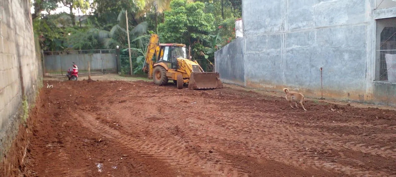 House construction progress in Kandy