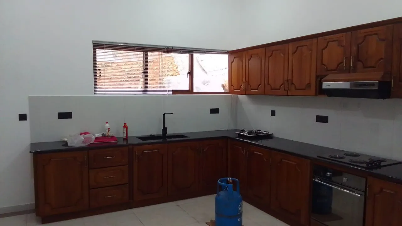 Modern Kitchen with Wooden Cabinets